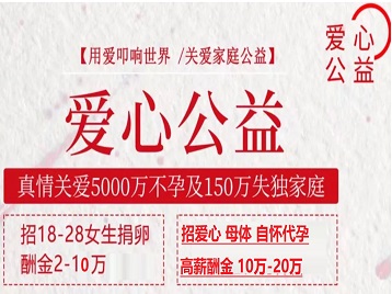 原平捐卵助孕生子 爱心志愿者招募